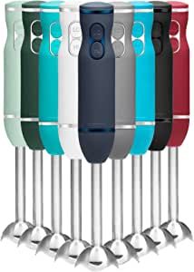 Amazon.com: Chefman Immersion Stick Hand Blender with Stainless Steel Blades, Powerful Electric Ice Crushing 2-Speed Control Handheld Food Mixer, Purees, Smoothies, Shakes, Sauces & Soups, Midnight Blue : Everything Else Handheld Food, Food Mixer, Handheld Mixer, Immersion Blender, Frozen Cocktails, Hand Blender, Sparkling Clean, Baby Formula, Mixing Bowls