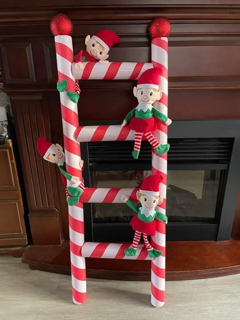 Pool Noodle Christmas Decorations, Pool Noodle Christmas, Christmas Moodboard, Pool Noodle, Christmas Yard Decorations, Employee Appreciation Gifts, Pool Noodles, Christmas Yard, Christmas Joy