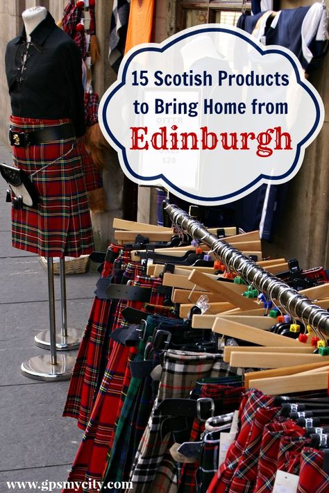 When in Edinburgh, you would definitely want to procure something memorable and distinctly Scottish to keep as a souvenir. This Edinburgh shopping guide presents 16 ideas of what might serve this purpose just well. Scottish Souvenirs, Edinburgh Shopping, Scotland Vacation, Voyage Europe, England And Scotland, Destination Voyage, Edinburgh Scotland, Scottish Heritage, London Eye