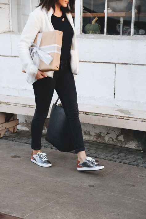 Add some sporty sparkle to the season. Gift yourself the MORRISON luxe sneaker! PC @runwaychef #Naturalizer Naturalizer Morrison Sneaker, Sparkle Sneakers Outfit, Sparkle Sneakers, Im So Fancy, Italy Outfits, Sneakers Outfit, Normcore, Sparkle, Italy