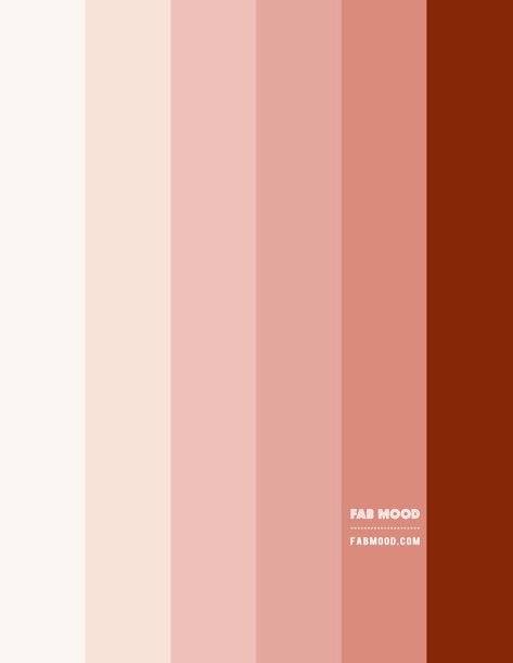 Neutral Living Room With Pink & Rust Accents | Color Scheme | Fab Mood Pink And Rust Color Palette, Shades Of Peach Colour Palettes, Peach Colour Combinations, Neutral Living Room Colors, Canva Colors, Rust Accents, Applying Blush, Fab Mood, Peach Shades