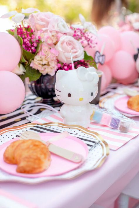 Hello Kitty In Paris Birthday, Hello Kitty Picnic Party, Hello Kitty Brunch, Hello Kitty Spa Party, Hello Kitty Cafe Party, Hello Kitty Bachelorette Party, Hello Kitty Tea Party Ideas, Sanrio Tea Party, Hello Kitty Adult Party