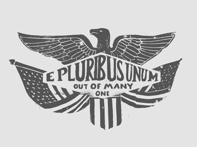 Eagle america flag usa motto e pluribus unum Uss Constitution Tattoo, American Made Tattoo Words, E Pluribus Unum Tattoo, American Pride Tattoo, American Themed Tattoo, We The People Eagle Tattoo, Sailor Jerry Tattoos, Sailor Jerry, America Flag