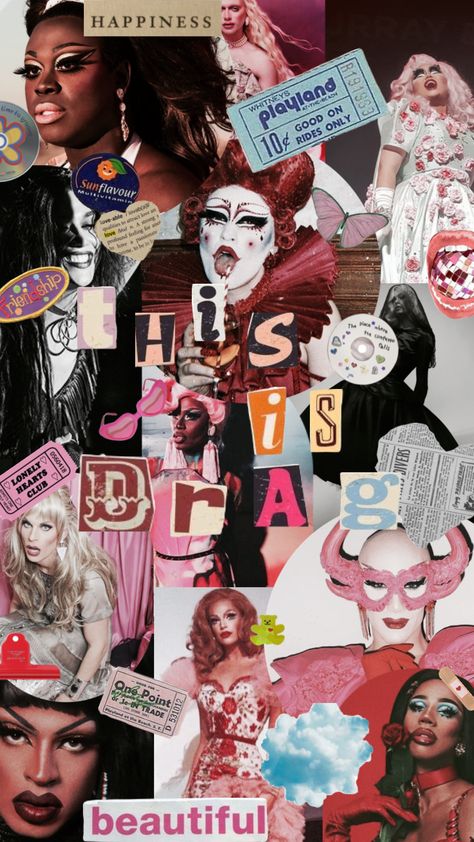 can you spot a banddaid, fruit sticker, and a cd in this sea of drag queens? 🫣 #dragqueen #aesthetic #love Drag Queens Aesthetic, Drag Show Poster, Drag Show Aesthetic, Drag Race Aesthetic, Drag Queen Wallpaper, Queer Love Aesthetic, Drag Wallpaper, Drag Poster, Drag Queen Aesthetic