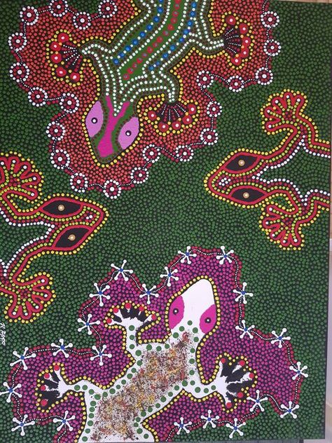 Lizard Print, Aboriginal Art, Art Club, Old West, Paintings & Prints, Sea Life, Reptiles, Art Inspo, Birds