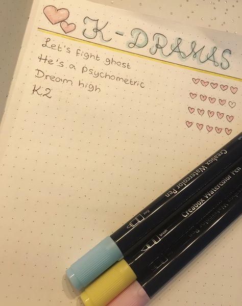 hope this inspires u 💕   #bulletjournal #kdrama #kpop #list #drama Kdrama List Journal, K Drama Watch List, Kdrama Journal Ideas, Bujo January, Minimalist Bullet Journal Layout, Tired Cartoon, Kdrama Journal, Diary Collection, Kdrama List