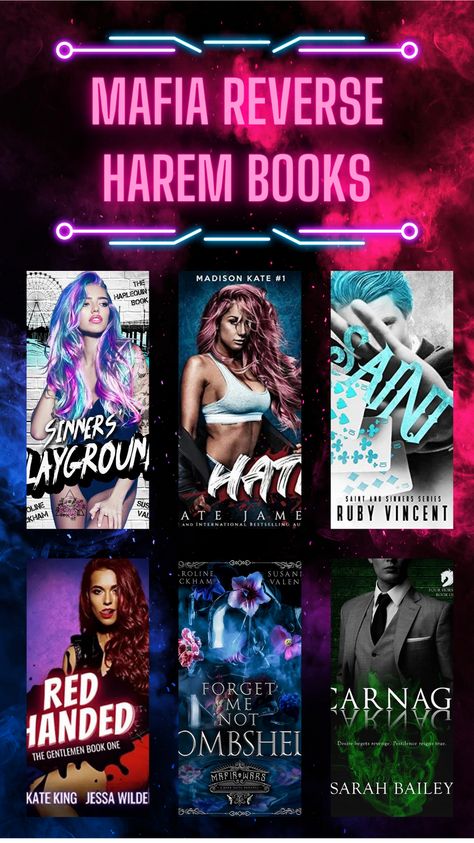 Check out my list of recommended best mafia reverse harem books below! I’ve read all of them, and many are some of my all time favourites. Best Reverse Harem Books, Book Recommendations List, Novels Recommendation, Reverse Harem Books, Billionaire Romance Books, Sports Romance Books, Books Recommendations, Zombie Prom, Alpha Males