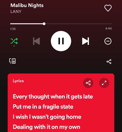 Malibu Nights Lyrics, Lany Spotify, Malibu Nights, Nights Lyrics, Spotify Lyrics, Going Home, Lany, Blue, Quick Saves