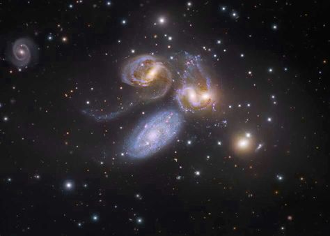 From APOD...Stephens Quintet Stars