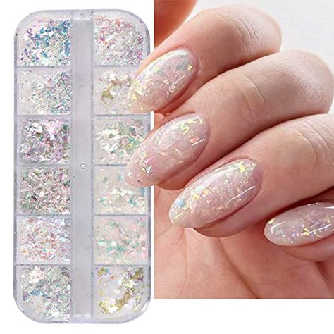 Holographic Nail Art Glitter Iridescent Flakes 12 Grids Mermaid Bright Colorful Star Gradient Ice Slag Nail Sequins Paillettes Summer Nail Art Decoration
9.99 #Beauty Nail Art Paillette, Holographic Nail Art, Nail Art 3d, Unghie Nail Art, Aurora Nails, Foil Nail Art, Easter Nail Designs, Nail Foil, Pink Glitter Nails