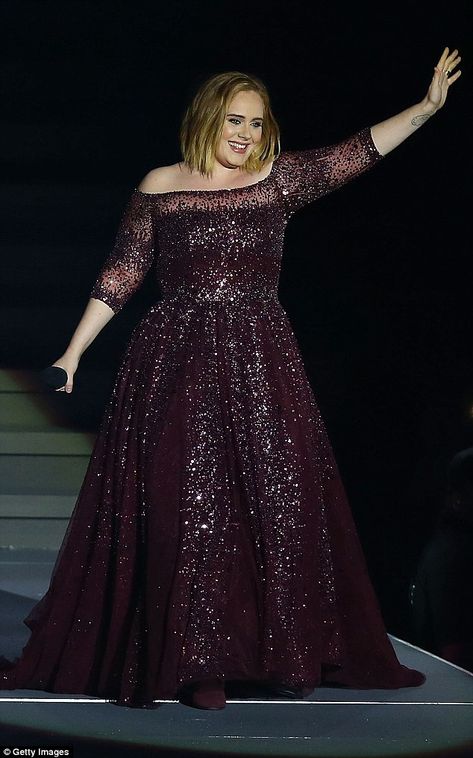 Zuhair Murad Dresses, Adele Dress, Concert Dresses, Plus Size Gowns, Plus Size Cocktail Dresses, Curvy Girl Fashion, Plus Size Dress, Adele, Nasa