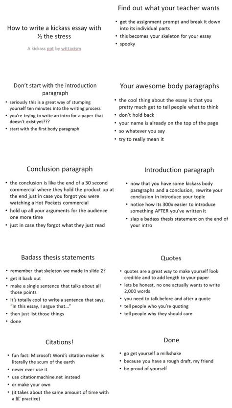 How to write a kickass essay with 1/2 the stress How To Write A Perfect Essay, How To Write The Perfect Essay, How To Start An Essay Introduction, Motivation To Write An Essay, How To Write A Convincing Essay, Narrative Essay Writing Tips, College Essays About Yourself, How To Write An Explanatory Essay, College Essay Writing Tips Thesis Statement