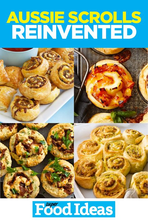 Lunch Scrolls, Scroll Recipe, Scrolls Recipe, Afternoon High Tea, School Lunch Recipes, School Lunch Ideas, Lunchbox Ideas, Food Pics, Kids Lunch