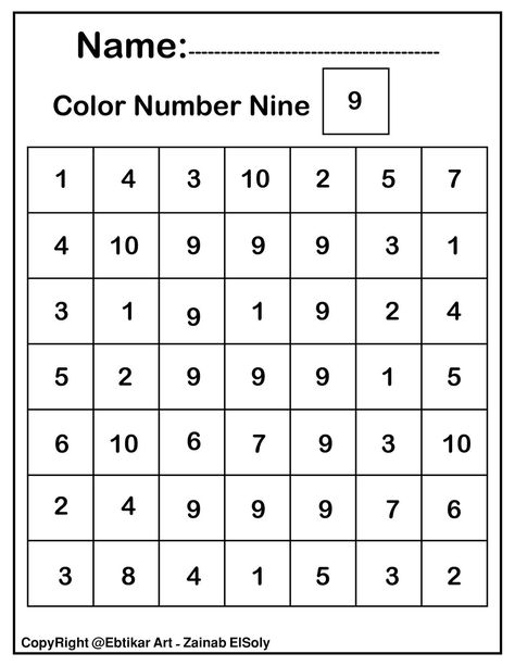 Free Set of Color By Number Squares activity ,free preschool coloring sheets, teach math to pre k kids by this coloring game Kids Learning Activities Preschool, Number Activities Preschool, Preschool Numbers, Literacy Activities Preschool, Fun Worksheets For Kids, Color Numbers, Kindergarten Coloring Pages, Free Preschool Worksheets, Preschool Coloring Pages