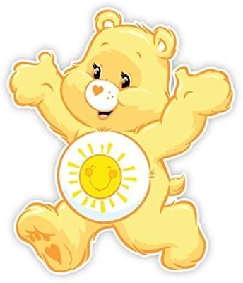 Care Bears Sunshine, Care Bears Funshine Bear, Care Bear Stare, Yellow Characters, Sunshine Bear, Care Bear Party, Funshine Bear, Bears Cute, The Care Bears