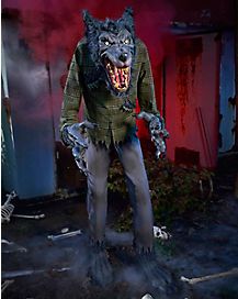 Halloween Animatronics | Animated Props - Spirithalloween.com Spirit Halloween Animatronics, Halloween Werewolf, Wolf King, Halloween Animatronics, Animated Halloween, Next Full Moon, Body Slam, Spooky Stuff, Story Birthday