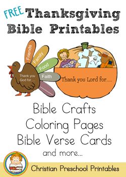 FREE Thanksgiving Bible Printables! - Blessed Beyond A Doubt Christian Preschool, Thanksgiving Crafts Preschool, Thanksgiving Placemats, Thanksgiving Coloring, Thanksgiving Preschool, Preschool Bible, Bible Printables, Bible Coloring Pages, Thanksgiving Crafts For Kids