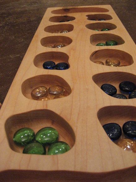 Mancala Board, Giant Yard Games, Mancala Game, Diy Yard Games, Chess Gifts, Wood Games, Diy Posts, Bits And Bobs, Wooden Diy