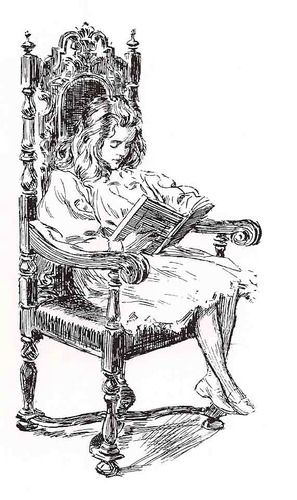 Wonderland Nursery, Victorian Illustration, 동화 삽화, Reading A Book, Book Dragon, Girl Reading, Ink Illustrations, I Love Books, A Drawing