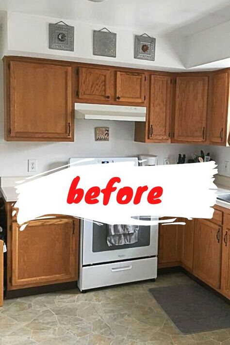 Old Kitchen Cabinet Makeover, Cupboard Makeover, How To Paint Kitchen Cabinets, Diy Kitchen Cabinets Painting, Paint Kitchen Cabinets, Diy Kitchen Projects, Old Kitchen Cabinets, Kitchen Ideas Dark Cabinets, Kitchen Ideas Dark