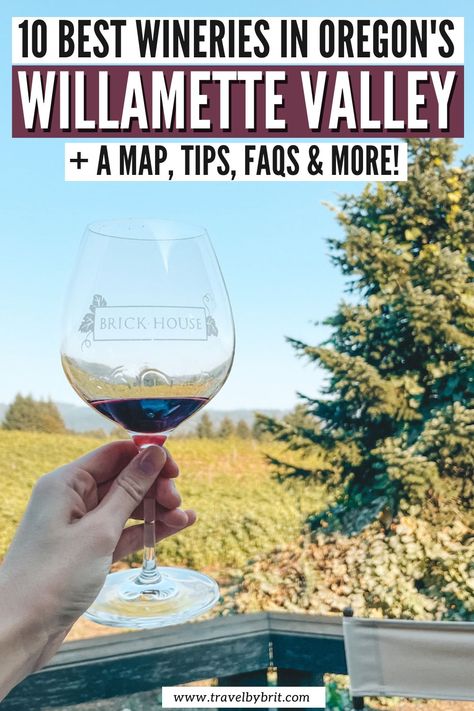 The Willamette Valley in Oregon is filled with 700+ wineries. If you are looking for the best wineries in the Willamette Valley and tips for making the most of your trip to the Willamette Valley, look no further than this helpful blog post. #willamettevalley #willamettevalleyoregon #willamettevaleywineries Willamette Valley Wineries, Blue Pool Oregon, Willamette Valley Oregon, Oregon Girl, Springfield Oregon, West Coast Travel, Oregon Wine Country, Oregon Hikes, Oregon Road Trip