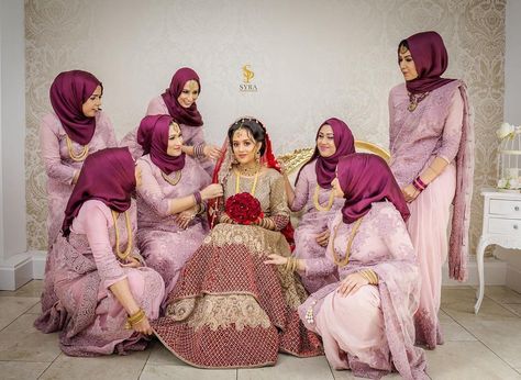 Beautiful brides maid surrounding the most precious centre piece of the day...😘🤗 ____________________________________________________… Dress Code For Kerala Wedding Muslim, Cousins Dress Code For Kerala Wedding, Dress Code For Kerala Wedding, Dress Code For Wedding, Kerala Muslim Bride Dress, Asian Bridesmaid Dresses Pakistani, Groom With Bridesmaids, Muslim Dress Code, Wedding Dress Code