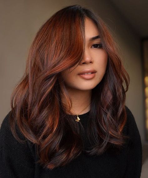 Bronze Hair Color, Deep Auburn Hair, Copper Brown Hair Color, Balayage Hair Copper, Copper Blonde Hair Color, Copper Brown Hair, Copper Hair Dark, Dark Auburn Hair, Rambut Brunette