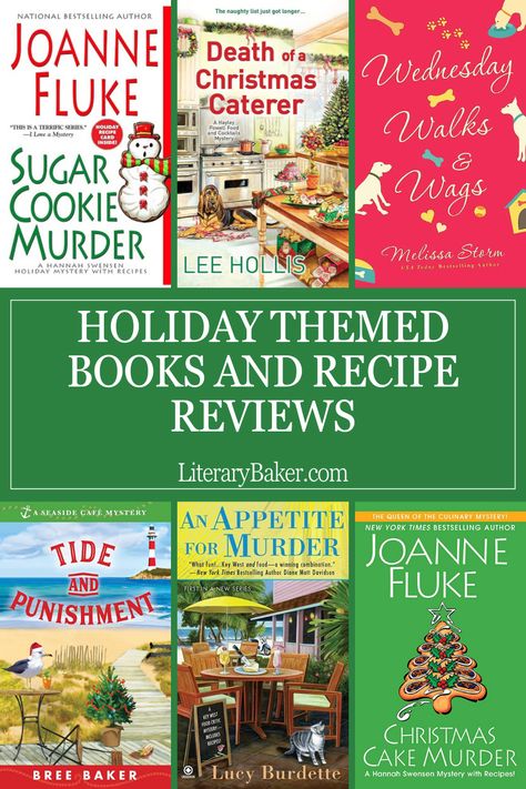 The holidays bring fun, food, and in cozy mysteries, murder. #Read #book #cozymystery #christmas https://literarybaker.com/category/novel-recipes/christmas/ Christmas Fiction Books, Christmas Cozy Mystery Books, Cozy Mystery Books Fall, Christmas Historical Fiction Books, Cozy Books, Chocolate Mint Cookies, Christmas Mystery, Cosy Mysteries, Cozy Mystery Series