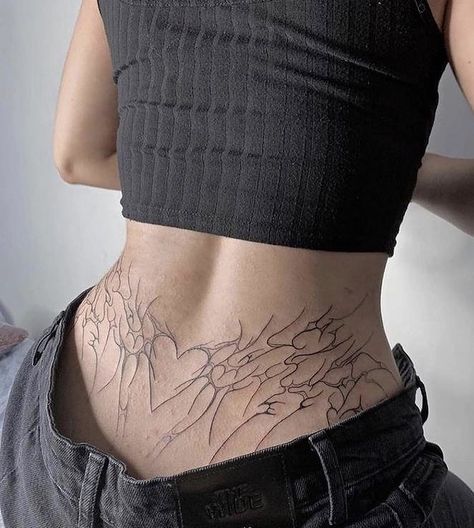 Thigh Band Tattoo Women, Tato Grunge, Thigh Band Tattoo, Tramp Stamp Tattoos, Birthday Tattoo, Grunge Tattoo, Sharpie Tattoos, Muster Tattoos, Dope Tattoos For Women