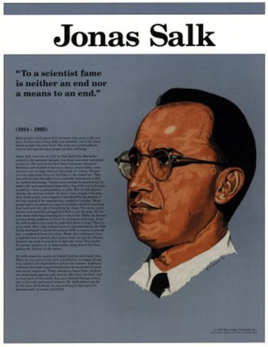 Jonas Salk Jonas Salk, Bible 2, Message Bible, I Quit, Medicine, Science, Male Sketch, Bible, Feelings