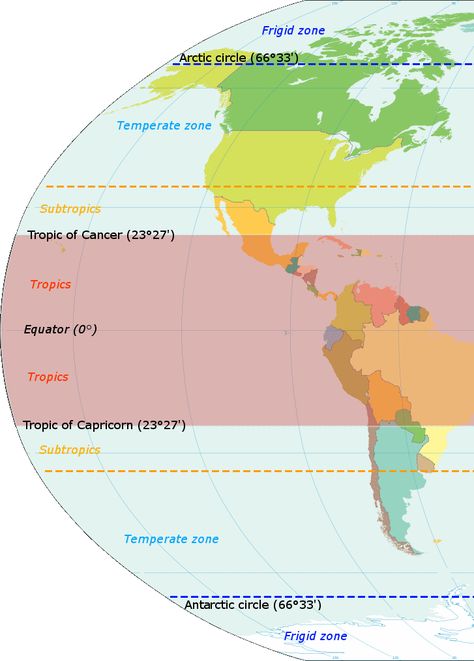 Ch 2: Climate Zones Us Time Zone Map, World Map With Time Zones, Tectonic Plates Map World, Climate Map, Abiotic Factors, Stingless Bees, Science Pins, Climate Zones On Earth, Tropic Of Capricorn