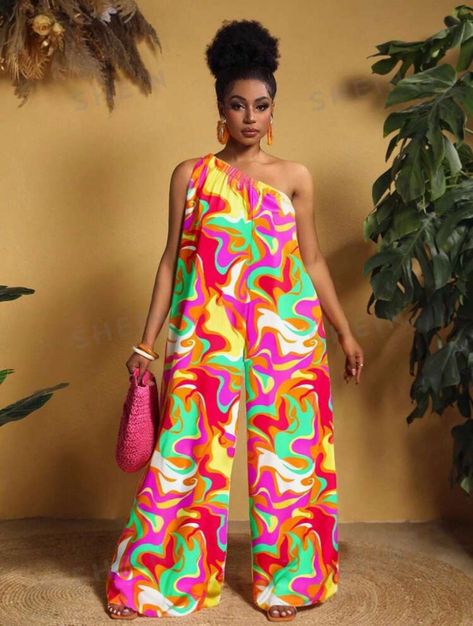 Boho Style Jumpsuit, Classy Jumpsuit Outfits, Diy Maxi Dress, African Bridal Dress, Party Dress Classy, Classy Jumpsuit, African Print Clothing, Floral Print Kimono, African Print Dress Designs