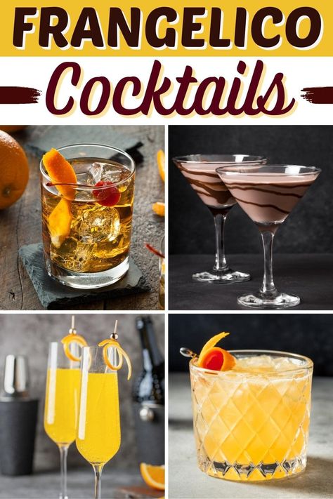 Drinks Made With Frangelico, Frangelico Drinks Recipes, Cocktails With Frangelico, Frangelico Martini, Drinks With Frangelico, Frangelico Cocktail, Frangelico Recipes, Frangelico Drinks, Italian Cocktail Recipes