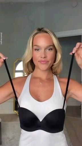 Bra No Strap, Strapless Bra Outfit, Make Dress Strapless, Dont Have A Strapless Bra Hacks, How To Make A Bra Look Strapless, Back Less Bra Hacks, Bra Into Strapless How To Make, Bra Hacks For Strapless Dress, How To Make Ur Bra Strapless