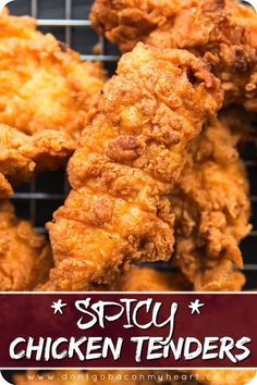 Spicy Fried Chicken Recipes, Spicy Chicken Tenders Recipes, Spicy Chicken Strips, Homestead Breakfast, Spicy Chicken Tenders, Spicy Fried Chicken, Fried Chicken Tenders, Fry Chicken, Polynesian Food