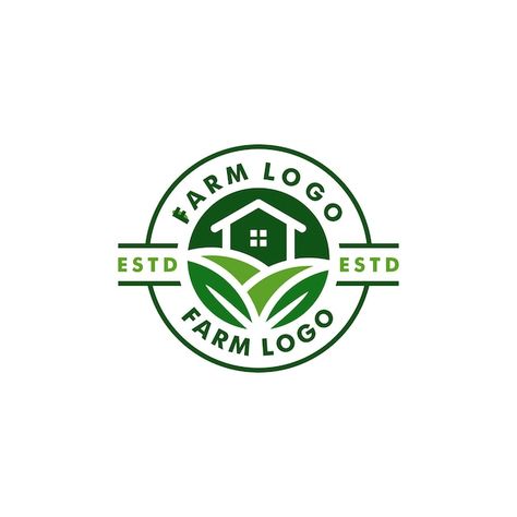 Farm logo template design icon logotype ... | Premium Vector #Freepik #vector #barn-logo #village-logo #field-logo #eco-logo Village Logo, Sunshine Nature, Farm Logo, Design Icon, Logo Templates, Premium Vector, Icon Design, Graphic Resources, Template Design