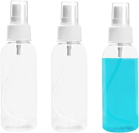 Symbah Atomiser Spray Bottle 100 ML (3 PCS) Fine Mist Refillable Clear Plastic Mini Empty Small Spray Bottles for traveling, cosmetic, perfume, cleaning liquid, essential oil : Amazon.co.uk: Beauty Small Spray Bottle, Fine Mist Spray Bottle, Nozzle Design, Pet Spray, Plastic Spray Bottle, Reusable Bottle, Cosmetic Bottles, Lotion Dispenser, Mist Spray