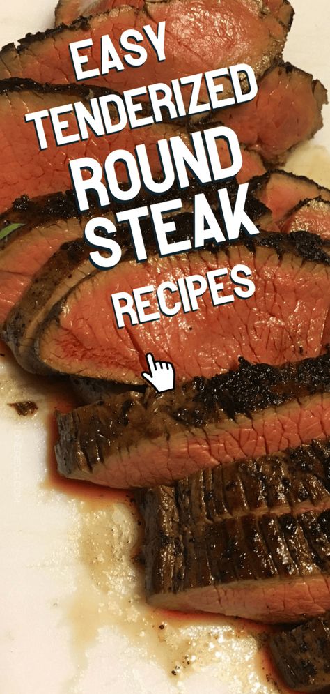 12 Ideas for Tenderized Round Steak Recipes https://onerecp.com/blog/tenderized-round-steak-recipes-ideas/ Air Fryer Round Steak, Beef Eye Round Steak, Tenderized Round Steak Recipes, Round Eye Steak Recipes, Beef Round Steak Recipes, Beef Bottom Round Steak, Top Round Steak Recipes, Keto Alternatives, Baked Meats