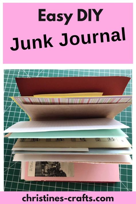 DIY Junk Journal Junk Journal Diy How To Make A, Junk Journal From Old Book, Camp Scrapbook, Diy Junk Journal, Art Junk Journal, Teen Crafts, Old Children's Books, Paper Flower Arrangements, Making Books