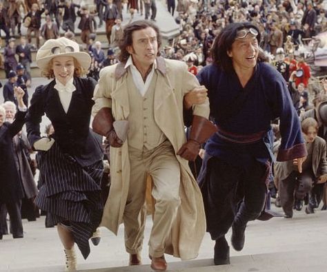 Still of Jackie Chan, Steve Coogan and Cécile De France in Ο γύρος του κόσμου σε 80 μέρες (2004) Steve Coogan, Alan Partridge, Around The World In 80 Days, Pierce Brosnan, Steampunk Style, The Expendables, Jason Statham, Steampunk Clothing, Jackie Chan