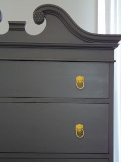 Charcoal Grey Paint, Queen Anne Furniture, Gray Painted Furniture, Painting Table, Timeless Color Palette, Paint Trends, Revamp Furniture, Sun Yellow, Paint Projects