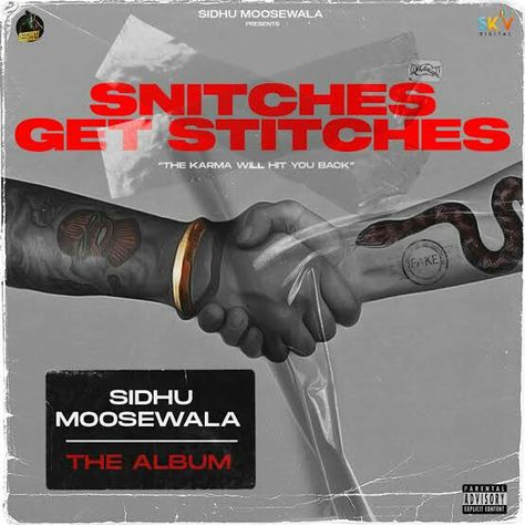 Snitches Get Stitches, Sidhu Moose Wala, Sidhu Moose, All Songs, Spotify Song, Moose, Songs