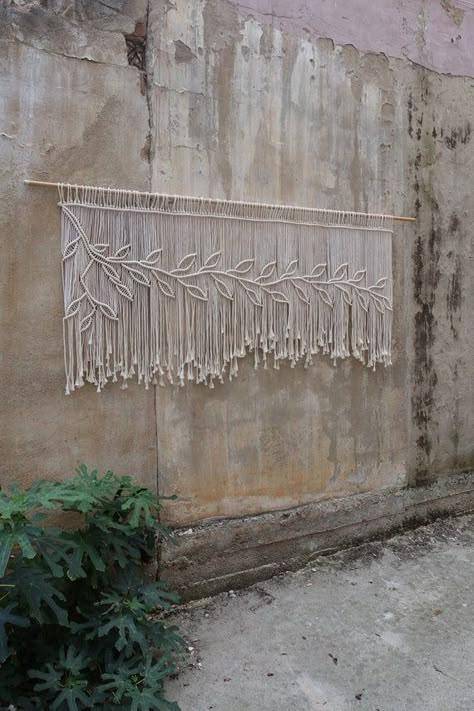 Macrame Banner, Art Macramé, Macrame Wedding Backdrop, Boho Wedding Decor, Macrame Headboard, Large Wall Hanging, Makramee Diy, Macrame Backdrop, Card Weaving