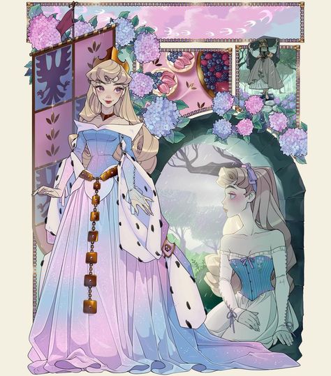 Disney Doors, Princess Fanart, Aurora Princess, Dracula Untold, Princess And The Frog, Disney Artwork, Disney Sleeping Beauty, Princesa Disney, Princess Aurora