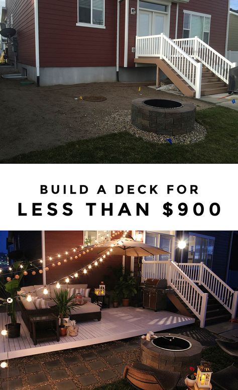 Terrace Cover, Build A Deck, Deck Restoration, Small Patio Decor, Deck Makeover, Floating Deck, Backyard Entertaining, Diy Outdoor Decor, Decks Backyard