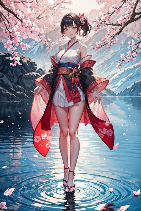 Battle Kimono Female, Chinese Anime Woman, Fantasy Kimono, Afk Journey, Enchanted Characters, Kimono Girl, Cultural Beauty, Anime Kimono, Traditional Kimono