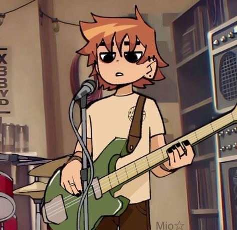 Bryan Lee O Malley, Scott Pilgrim Comic, Scott Pilgrim Vs. The World, Scott Pilgrim Vs The World, Vs The World, Scott Pilgrim, Cartoon Icons, Cartoon Art Styles, Cartoon Character