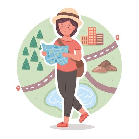 Local tourism concept | Free Vector #Freepik #freevector #travel #holiday #adventure #tourism Tourism Illustration, Tourism Images, Tourism Design, Beach Cartoon, International Tourism, Adventure Tourism, Travel Drawing, Doodles Drawings, Mini Printer