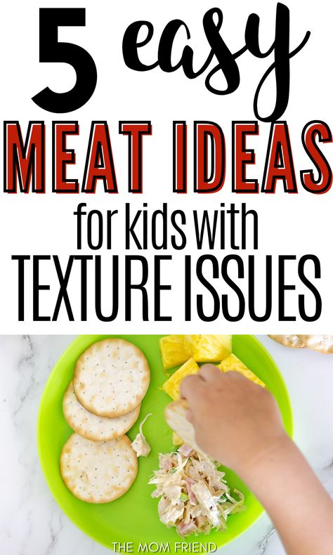 Texture Friendly Meals, How To Get Toddler To Eat Meat, Crunchy Foods For Picky Eaters, Food For Texture Issues, Chicken For Picky Eaters, Pickiest Eater Recipes, Extreme Picky Eaters Recipes, Hidden Meat Recipes For Toddlers, Toddler Meat Recipes