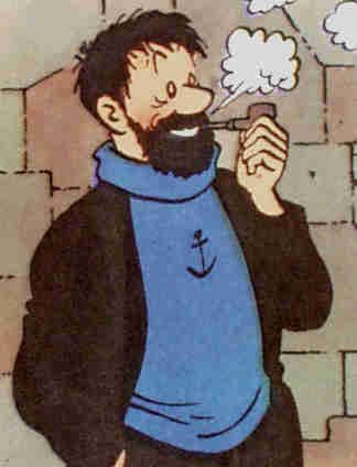 Tintin  - Captain Haddock Captain Haddock, Herge Tintin, Cartoon N, Comic Movies, Space Crafts, Vintage Comics, Cartoon Network, Graphic Novel, My Favourite